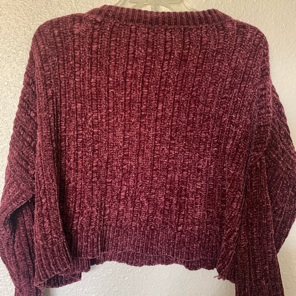 Wild Fable Cropped Sweaters Wild Fable Chenille Sweater - Picture 5 of 6